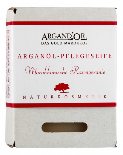 "Argand'Or" Argand´Or Arganöl Pflegeseife Marokkanische Rosengeranie "100g"