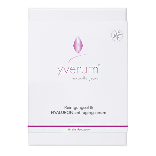 yverum Reinigungsöl & HYALURON anti-aging serum Set 2x15ml