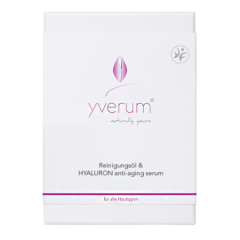 yverum Reinigungsöl & HYALURON anti-aging serum Set 2x15ml